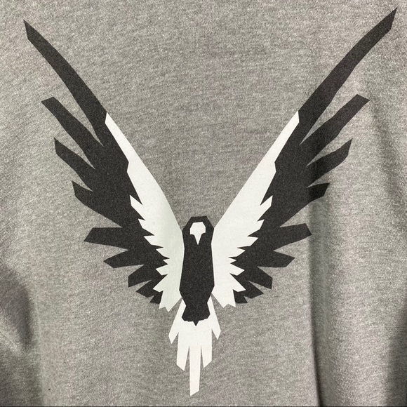 Logan Paul Black and Gray Maverick hoodie - Picture 4 of 4